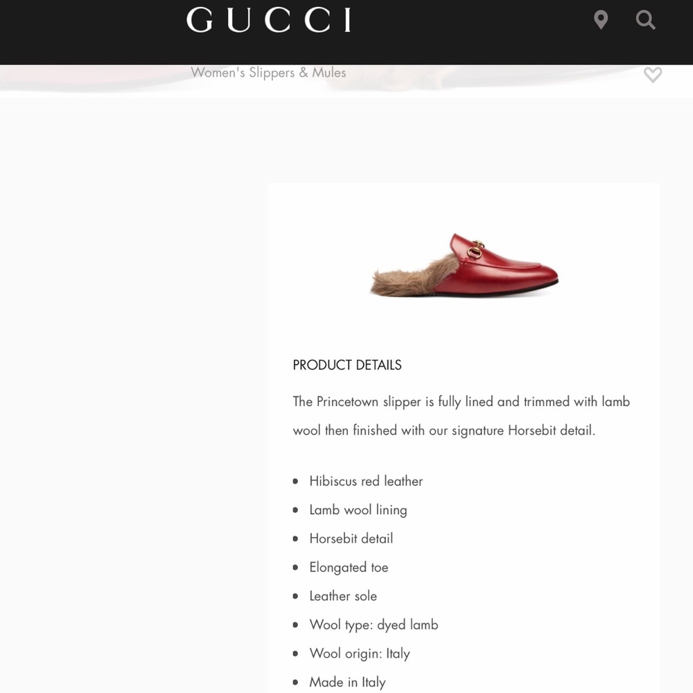 💃🏻 🤝Swapped❗️🤝💃🏻 Gucci Princetown fur slides - Picture 2 of 8